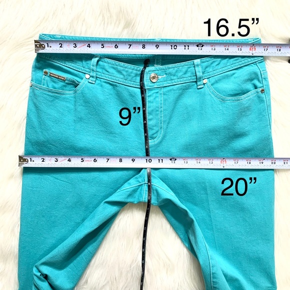 SOLD-Michael Kors Studded Logo Pocket Jeans - Picture 8 of 9